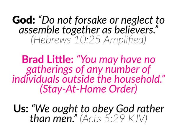 God vs Brad Little